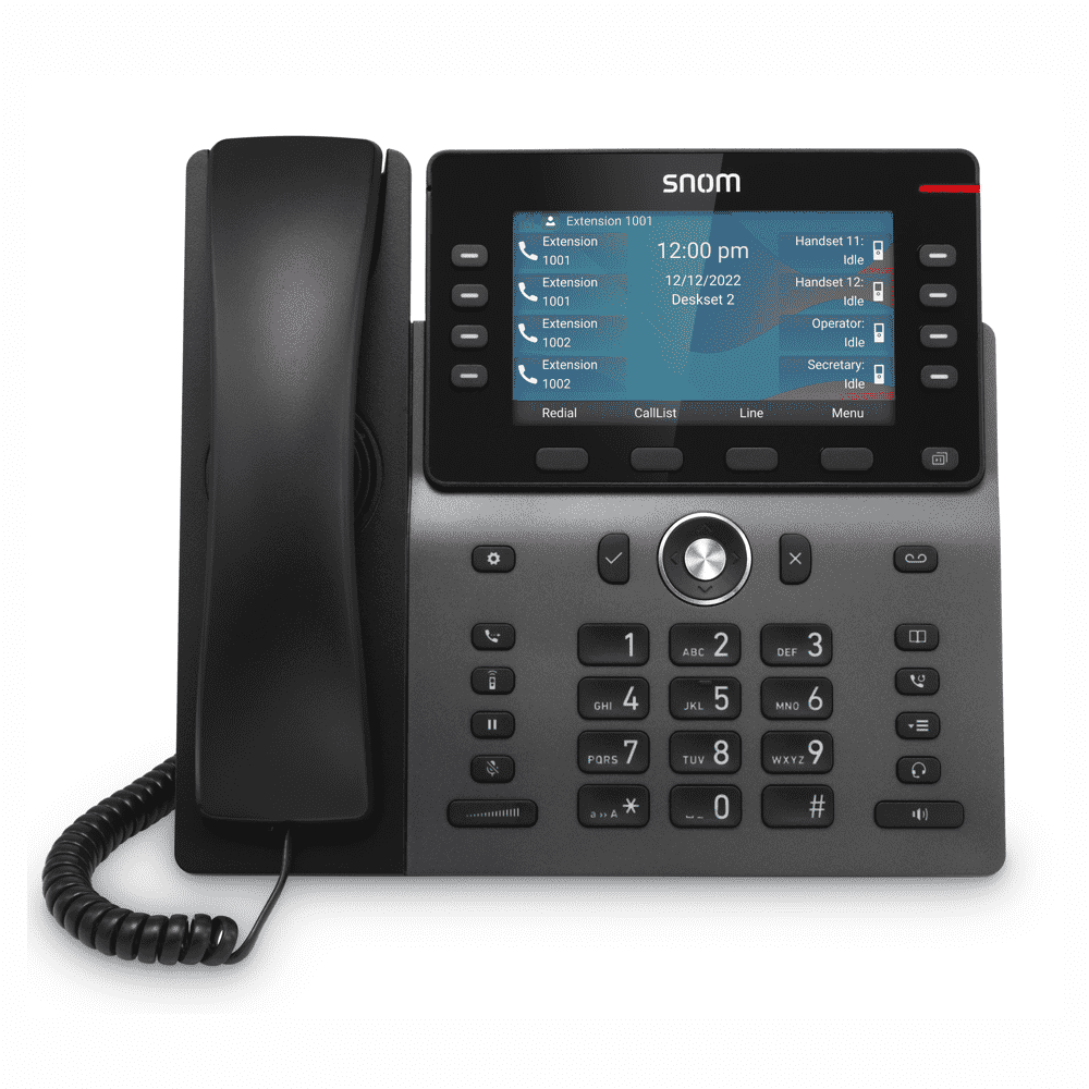 SNOM M58 DECT Deskset Phone for M500 Pro Multicell Base Station HD Audio