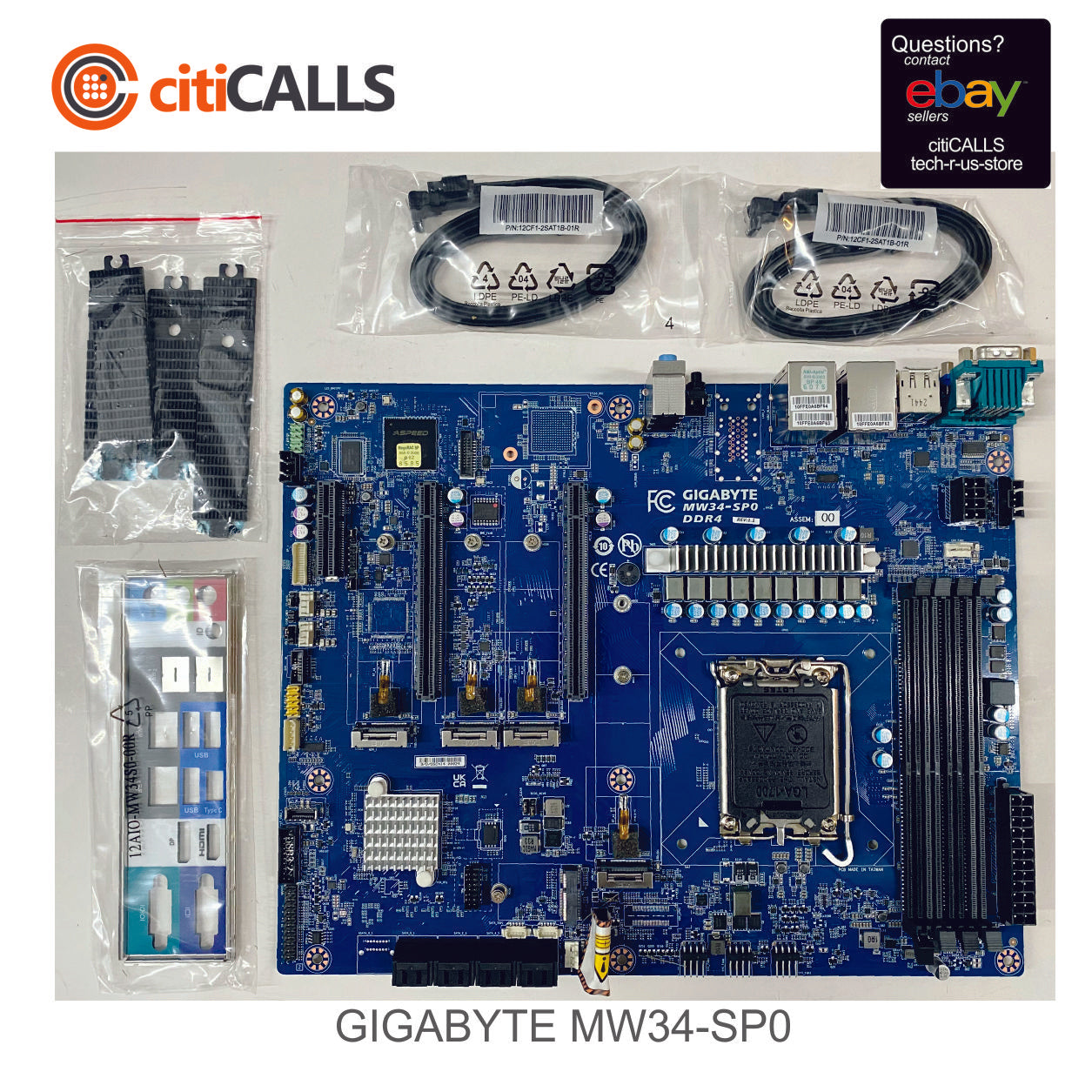 Gigabyte MW34-SP0 Motherboard - 14th/13th/12th Gen Intel - DDR4
