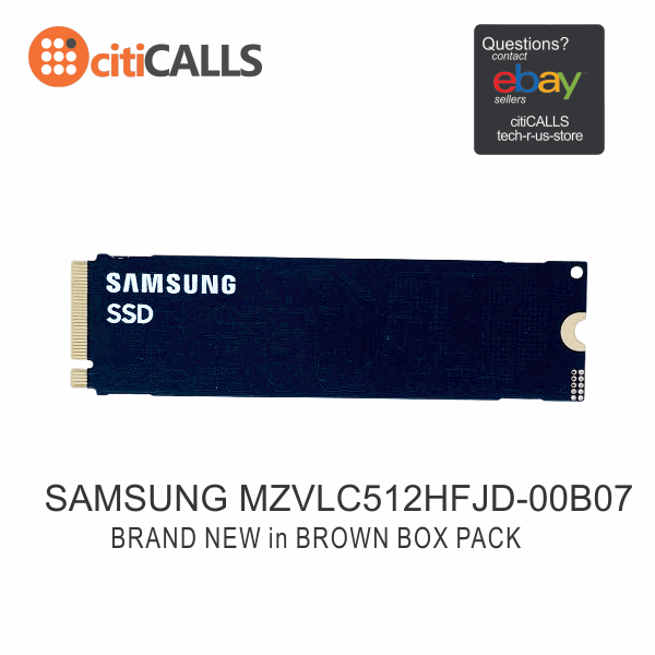 Samsung MZVLC512HFJD-00B07 512GB PCI Express Gen.5 x4 M.2 Solid State Drive