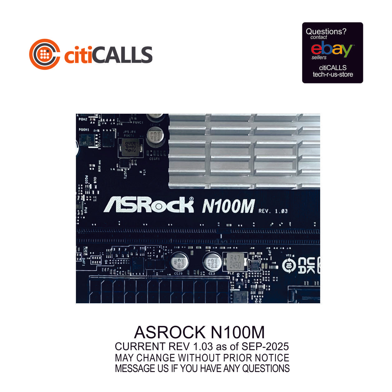 ASRock N100M N100 Max32GB DDR4 Micro ATX Motherboard - Retail