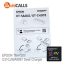 Epson C31CJ99A9991 TM-P20II 2" Ultra Compact Portable Receipt Printer; Bluetooth