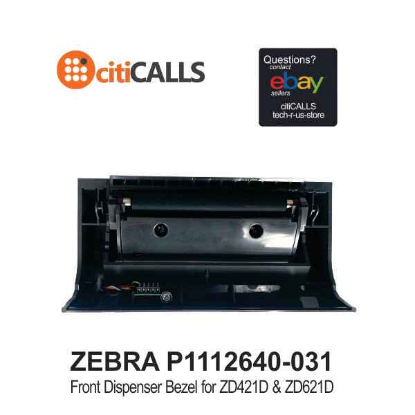 Zebra P1112640-031 ZD421d/ZD621d Dispenser, Front Bezel