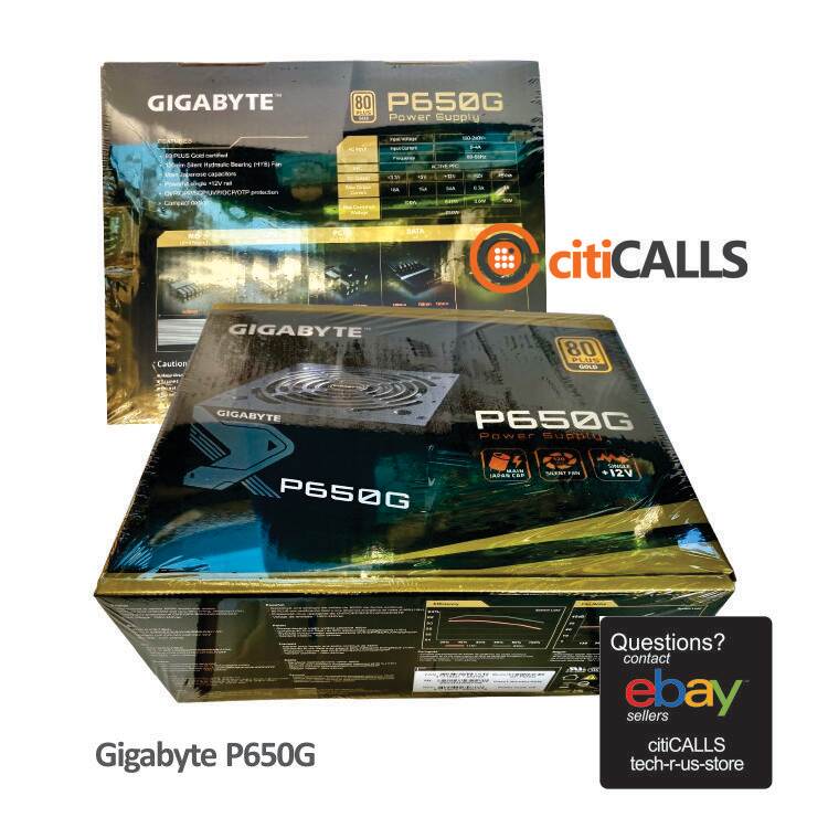 Gigabyte GP-P650G - Power supply - 650 Watt - ATX12V - 100-240 V