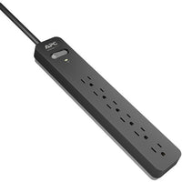 APC PE66 Essential SurgeArrest 6-Outlet Surge Protector (6', Black, 120V)