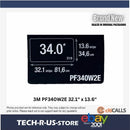 3M PF340W2E Anti-Glare Privacy Filter 34" Widescreen Monitor Scratch Dust Resist