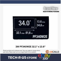 3M PF340W2E Anti-Glare Privacy Filter 34" Widescreen Monitor Scratch Dust Resist