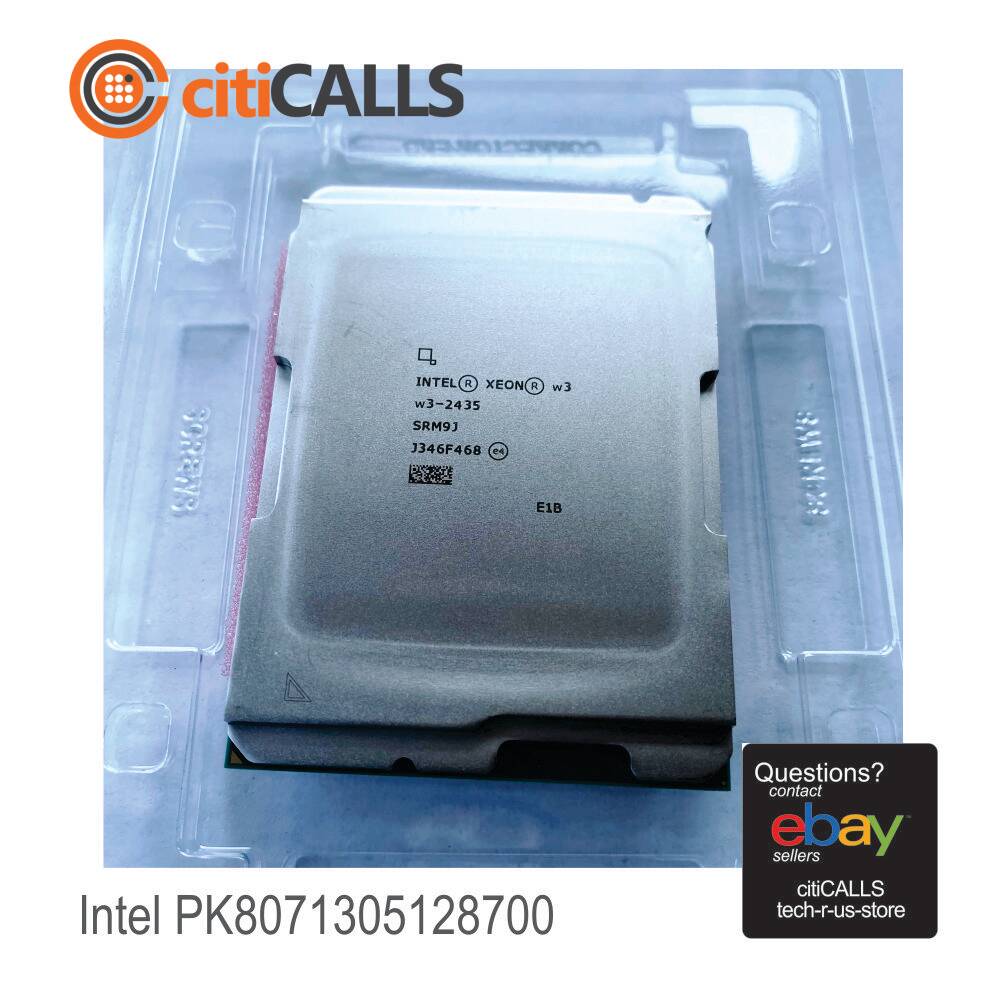 Intel PK8071305128700 CPU Xeon W3-2435 8C 16T 3.1GHz 22.5M S4677 Tray