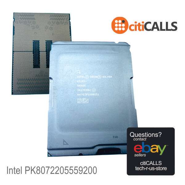 Intel PK8072205559200 CPU Xeon Silver 4516Y+ 24C 2.2GHz 45M FC-LGA16N Tray