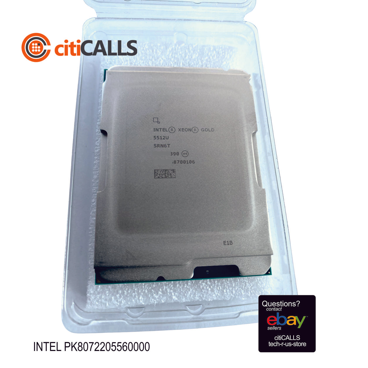 Intel PK8072205560000 Xeon Gold (5th Gen) 5512U 28 Core 2.10 GHz Processor TRAY