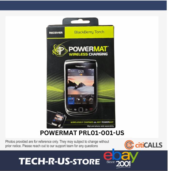 Duracell Powermat PRL01-001-US Black Receiver Door for BlackBerry Torch Phone