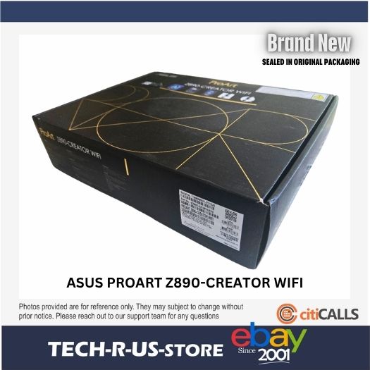 Asus PROART Z890-CREATOR WIFI MB Intel S2 4-DDR5 HDI- TBolt M2 SATA 2.5G-ETH ATX