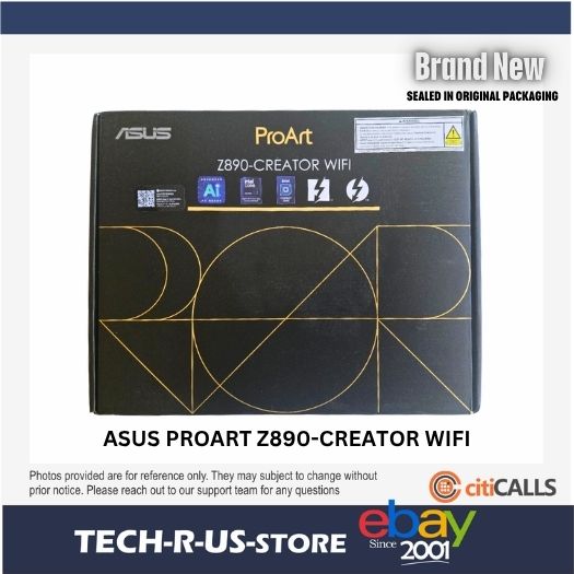 Asus PROART Z890-CREATOR WIFI MB Intel S2 4-DDR5 HDI- TBolt M2 SATA 2.5G-ETH ATX