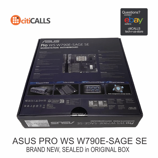 ASUS PRO WS W790E-SAGE SE Motherboard W790 LGA4677 Max.2048GB DDR5 EEB Retail