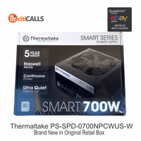 Thermaltake PS-SPD-0700NPCWUS-W Power Supply Smart 700W ATX 12V Active