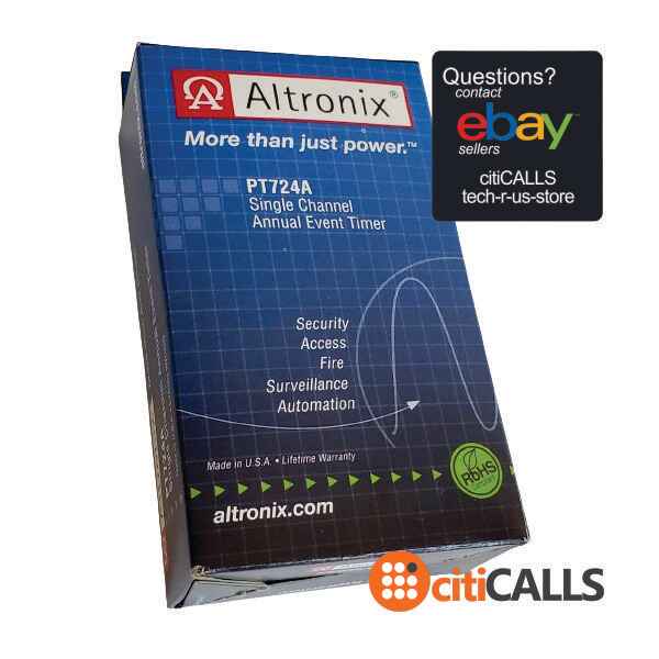 Altronix PT724A Single-Channel Annual Event Timer