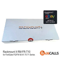 Rackmount It RM-FR-T10 19" 1U Mount for FortiGate FG/FW 60 61 70 71 Series White