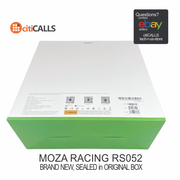 MOZA RACING RS052 ESX Steering Wheel for Xbox One X S PC 7-Pin 22 Buttons Black