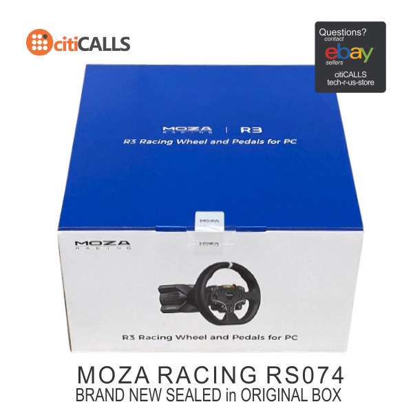 MOZA RACING RS074 Game MOZA R3 Racing Wheel and Pedals for PC Retail