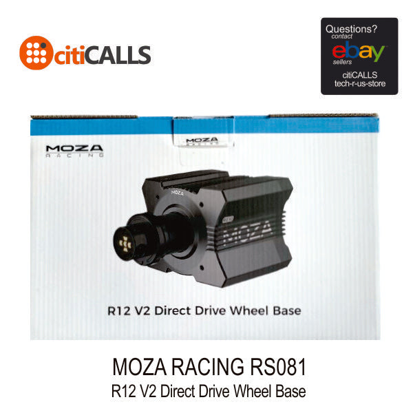MOZA RACING RS081 R12 V2 Direct Drive Wheel Base Retail