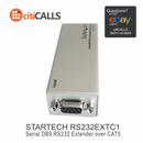 StarTech RS232EXTC1 DB9 RS232 Extender over CAT5 up to 3300ft