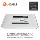 StarTech RS232EXTC1 DB9 RS232 Extender over CAT5 up to 3300ft