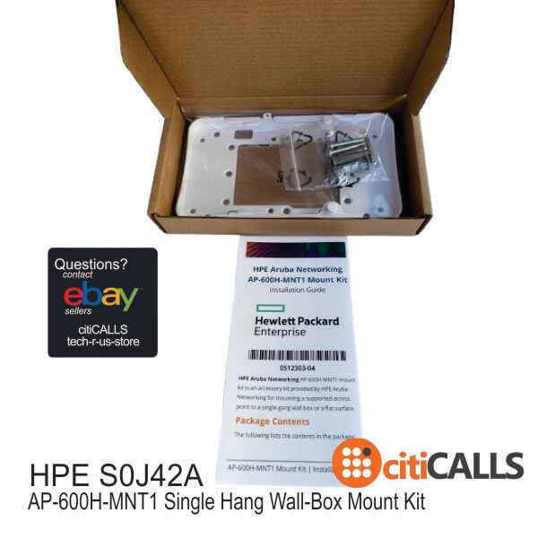 HPE S0J42A ANW AP-600H-MNT1 Mount - Network device mounting kit