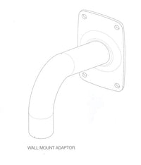 Hanwha SBP-300WMW Aluminum Gooseneck Wall Mount Bracket PT01-005154E White