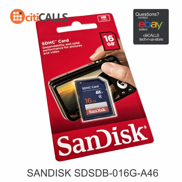 SanDisk SDSDB-016G-A46 16 GB Class 4 SDHC - Water Proof, Shock Proof