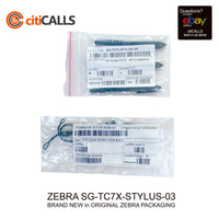 Zebra SG-TC7X-STYLUS-03 3/PK STYLUS with Tether made of Conductive RIGID Plastic