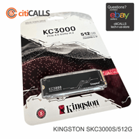 Kingston SKC3000S/512G KC3000 512 GB Solid State Drive M.2 2280 Internal - NVMe