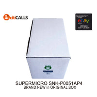 Supermicro Fan SNK-P0051AP4 4U Active Xeon CPU Heat Sink for X9 LGA1155/1150