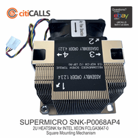 Supermicro SNK-P0068AP4 2U Active CPU Heat Sink Socket LGA3647-0 - 8400 rpm