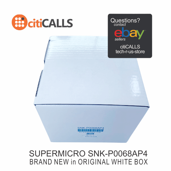 Supermicro SNK-P0068AP4 2U Active CPU Heat Sink Socket LGA3647-0 - 8400 rpm