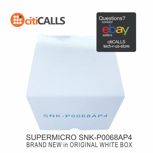 Supermicro SNK-P0068AP4 2U Active CPU Heat Sink Socket LGA3647-0 - 8400 rpm