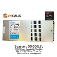 Seasonic SS-500L2U - Power supply (internal) - ATX12V / EPS2U - 80 PLUS Gold