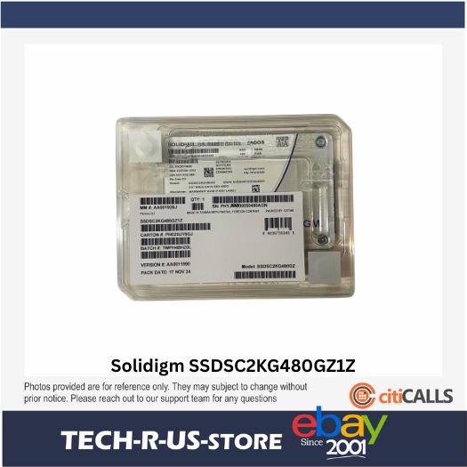 Solidigm SSDSC2KG480GZ1Z SSD - D3-S4620 480GB 2.5 SATA 6Gb s 3D4 TLC Bare