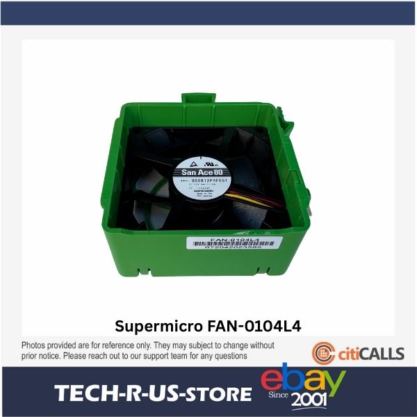 Supermicro FAN-0104L4 80X25MM 4-PIN PWM FAN W/HUS FOR SC743 retail