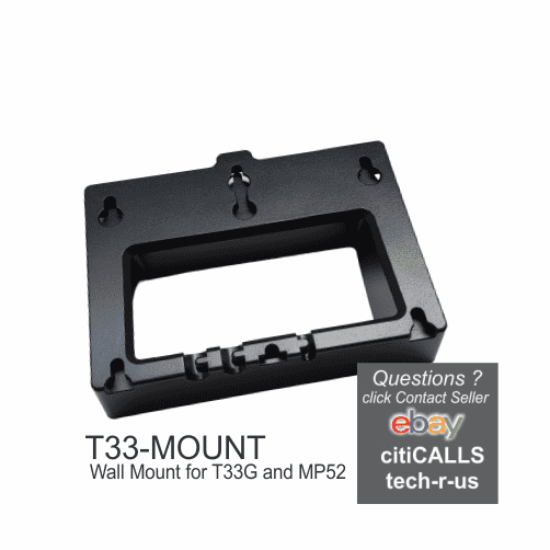 Yealink T33-MOUNT WMB-T33G Wall Mount Bracket for T33G, MP52-TEAMS Exact Fit