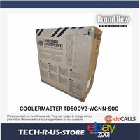 Cooler Master TD500V2WGNNS00 MasterBox TD500 Mesh V2 Gaming Computer Case