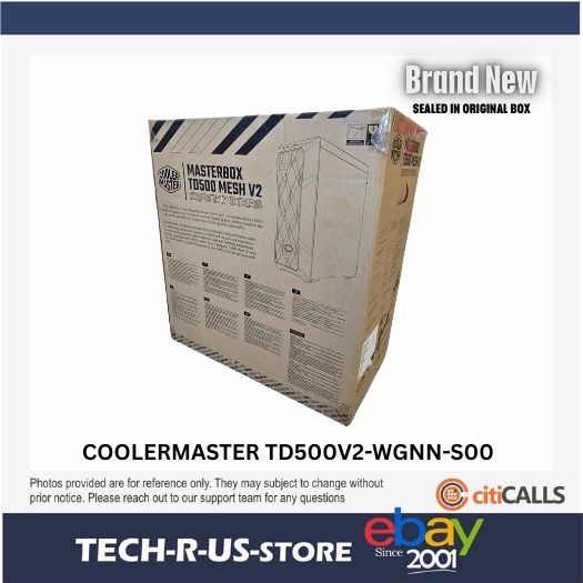 Cooler Master TD500V2WGNNS00 MasterBox TD500 Mesh V2 Gaming Computer Case