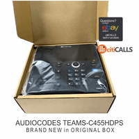 Audiocodes TEAMS-C455HDPS C455HD IP Phone Corded - Wall Mountable - Black - VoIP