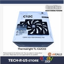 Thermalright TL-C12CX3 TL-C12C 3x 120mm Cooler Fan 4-Pin PWM SFDB 1550rpm Black