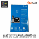 AT&T TL88102 2-Line Handset Answering System w Dual Caller ID/Call waiting