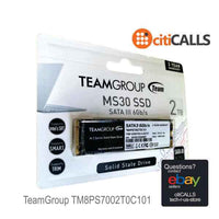 TEAMGROUP TM8PS7002T0C101 SSD 2TB MS30 M.2 2280 SATA III Retail