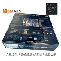 ASUS TUF GAMING A520M-PLUS WIF MB AMD A520 AM4 Ryzen Max128GB DDR4 mATX RTL