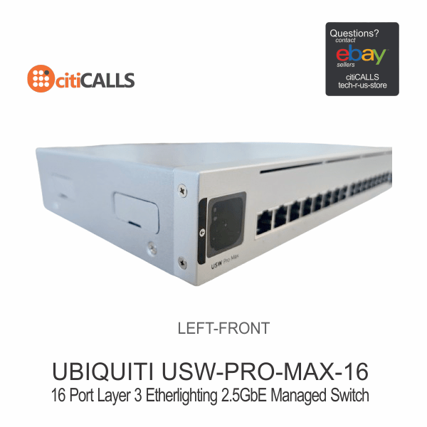 Ubiquiti Networks USW-PRO-MAX-16 Ports Pro Max Layer 3 Managed Switch Open Box