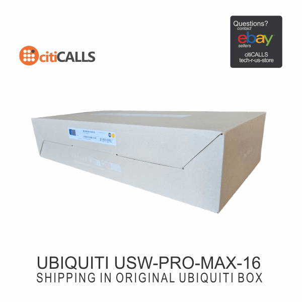 Ubiquiti Networks USW-PRO-MAX-16 Ports Pro Max Layer 3 Managed Switch Open Box