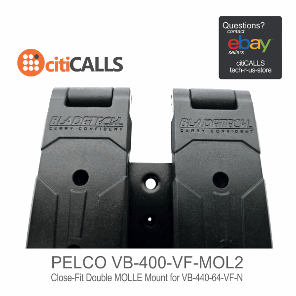 Pelco VB-400-VF-MOL2 Close-Fit Double MOLLE Mount NDAA Compliant