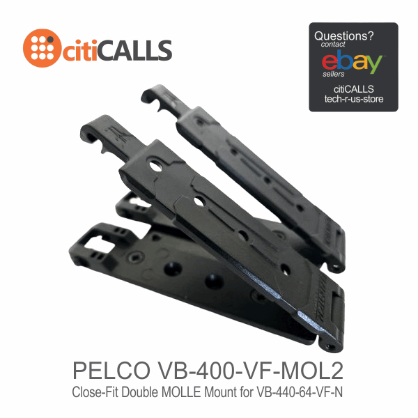 Pelco VB-400-VF-MOL2 Close-Fit Double MOLLE Mount NDAA Compliant