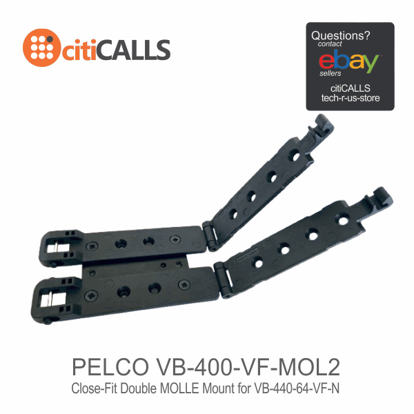 Pelco VB-400-VF-MOL2 Close-Fit Double MOLLE Mount NDAA Compliant